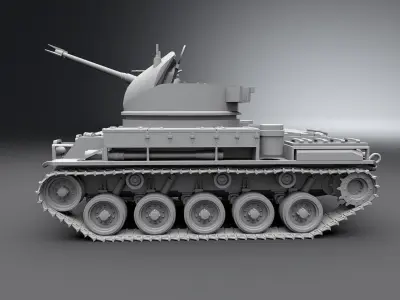 M42 Duster Scale model 3D print model