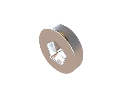 Screw v10 002 Low-poly 3D model