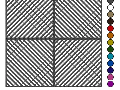 Modular plastic flooring for garages 3D model