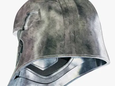 Star Wars First Order Captain Phasma Helmet 3D model