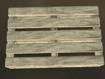 Euro Pallet Low-poly 3D model buy