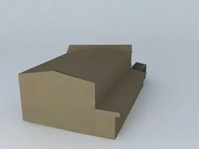 Factory cardboard box Free 3D model
