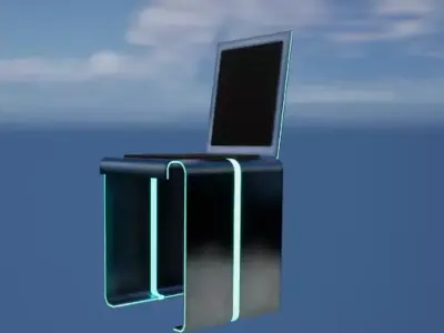 Scifi Chair Free low-poly 3D model