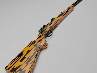 Free FPS Hunting Rifle 3D model