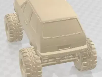 Volkwagen Golf MK1 - Monster Truck Printable 3D print model