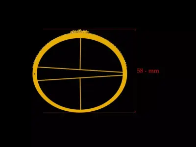 Diamond Bracelet - 007 3D print model