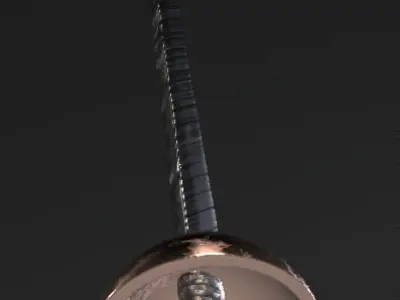 pirate sword 3D model buy
