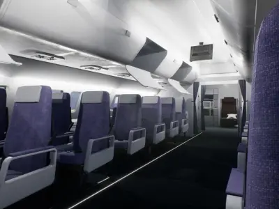 Abandoned Passenger Aircraft  3D model