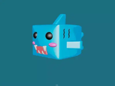 Shark Baby 3D model