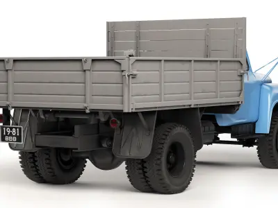 GAZ 52 SAZ 3503 1976 3D model