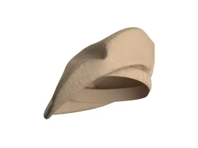 Wool Beret 3D model purchase