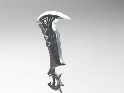 Draven axe 3D model