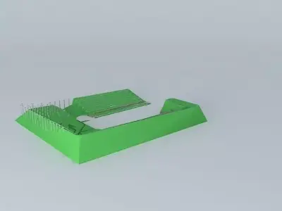 N SCALE LAND MASS 3D model
