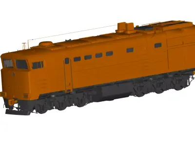 train  3D model purchase