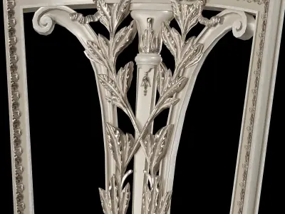 kosovart daphne table and chair 3D model