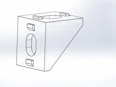 Profile corner 20x20 3D model