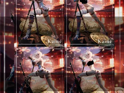 Kaine from Nier Replicant Commercial Package 3D print model