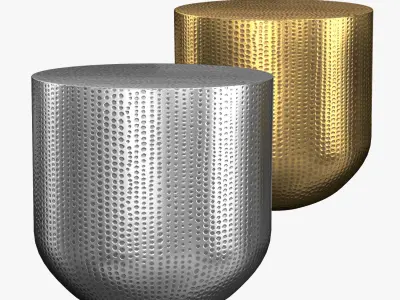 CALLIE LOW SIDE TABLE 3D model