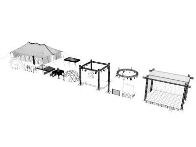 Event Exhibition pack 3D model purchase