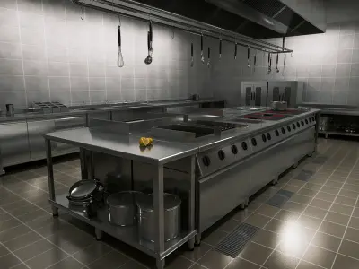 Commercial Kitchen  purchase 3D model