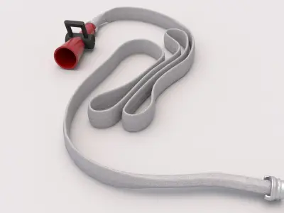 Fire Hose Nozzle 02 Low-poly 3D model