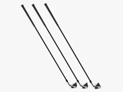 Short Iron Set 3D model