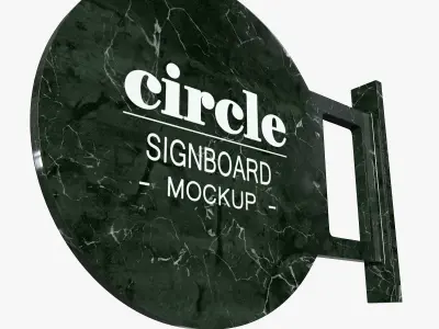 Signboard 3D model