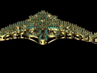 Diamond pendent 3D print model