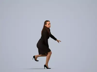 00059Karen012 - Adult Caucasian woman in business attire for 3D model