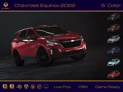 Chevrolet Equinox 2022 Low-poly 3D model