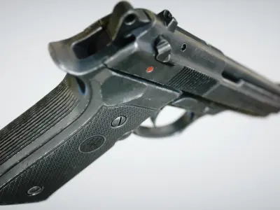 Beretta 92 Low-poly 3D model