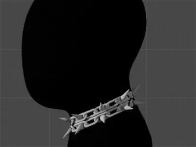 Transform your Style with Cuban chains Low-poly 3D model
