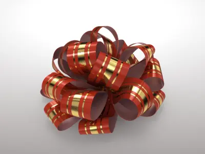 Collection Gift Bow 3in1 3D model