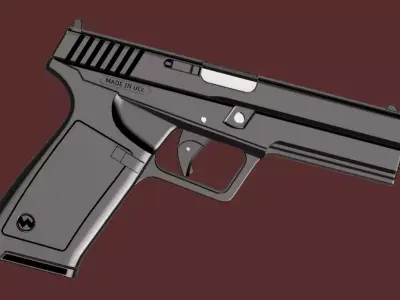 The Last of Us Part II - Abby handgun for cosplay 3D print model