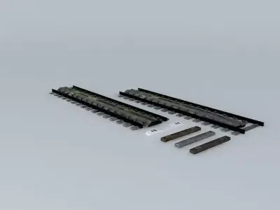 Eco WATER TROUGH With spare sleepers Free 3D model
