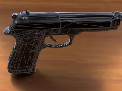Beretta M9 Free low-poly 3D model