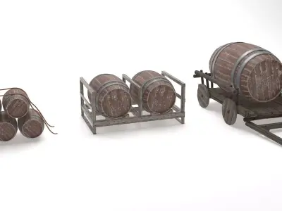 Barrel 01 3D model