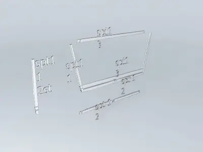Spt1, boat frame Free 3D model