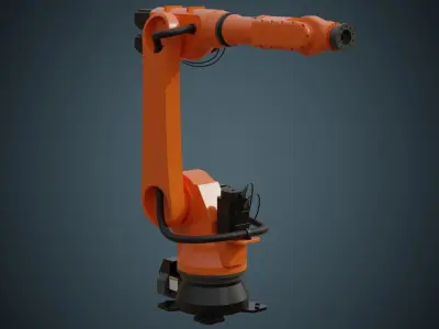 Industrial Robot 4A Low-poly 3D model