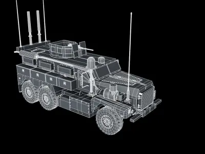 cougar 6x6 3D model