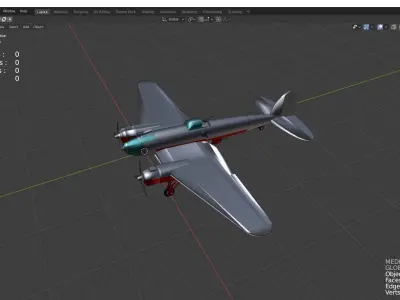 Heinkel He 111 3D model order