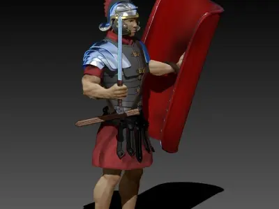 Roman Soldier 3D print model
