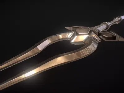 Egyptian staff - 3D printing - Cosplay 3D print model