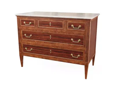 Classic Chest Of Drawers 3D model