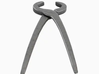 Tongs Pliers 03 Low-poly 3D model