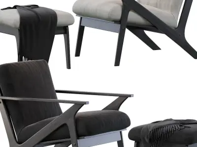 Baxton Studio Bianca Mid-Century 3D model purchase
