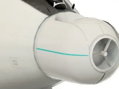 YAL-1 laser airplane 3D model