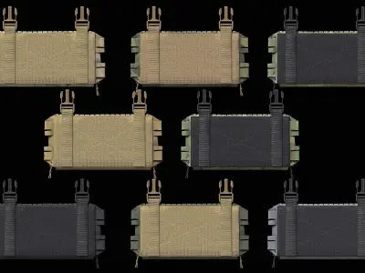 ARC Placard V3 Low-poly 3D model
