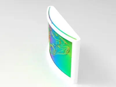 Koenigsegg-Regera-Lithophane-Lightbox 3D print model