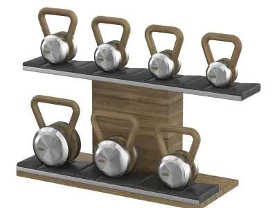 LOVA Kettlebells 3D model